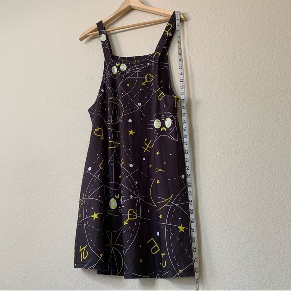 Hot Topic Sailor Moon Luna Cat Black Jumper Dress - No Size Tag - Medium? Large? - Picture 4 of 14